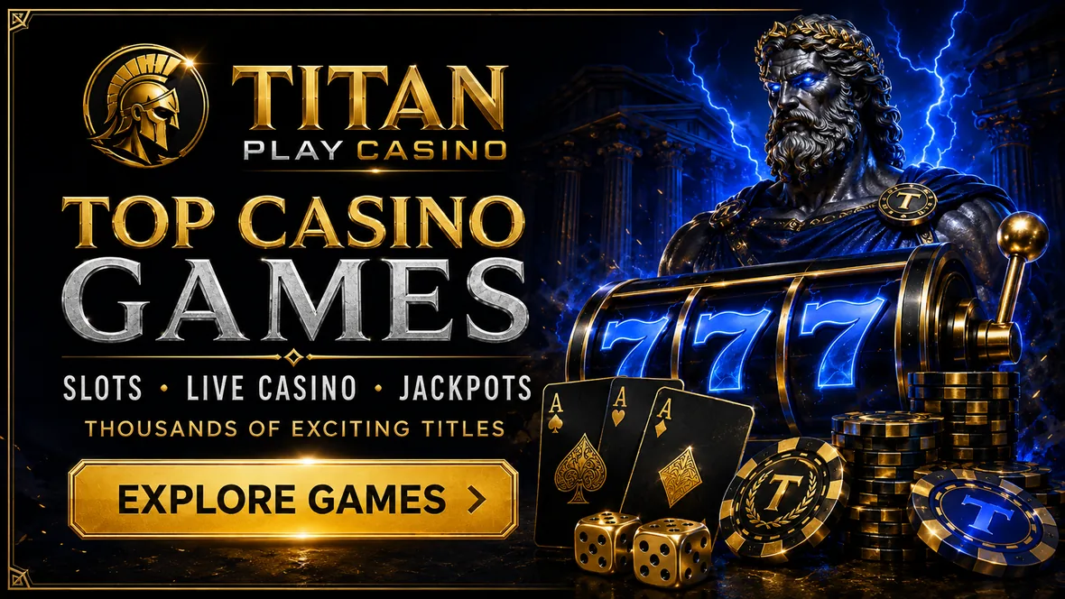 Titan Play casino games with slots and live casino