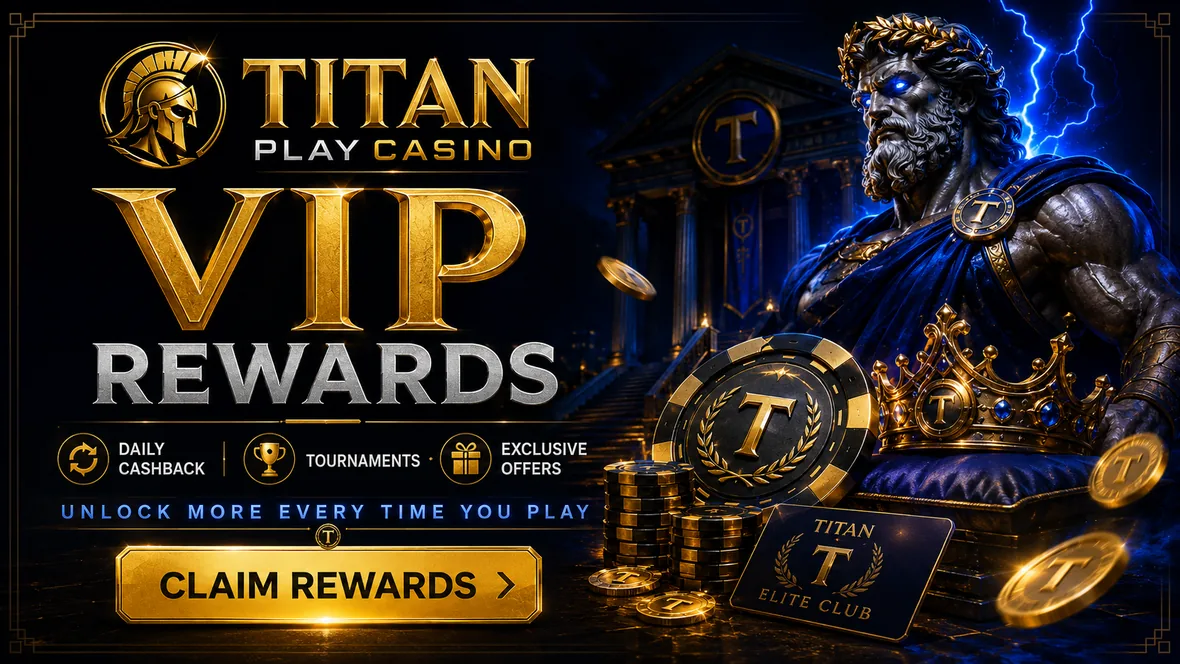 Titan Play VIP rewards banner